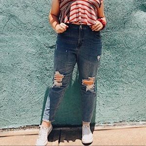 Cute cut mom jeans